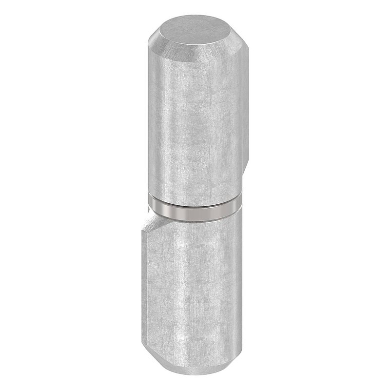 Anschweißband, L: 40mm, mit festem Stift, V2A