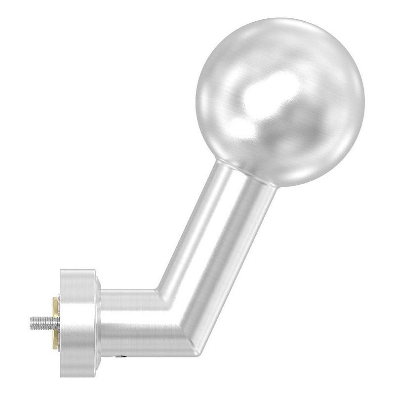 Drückerknopf, Ø 50mm, drehbar, V2A
