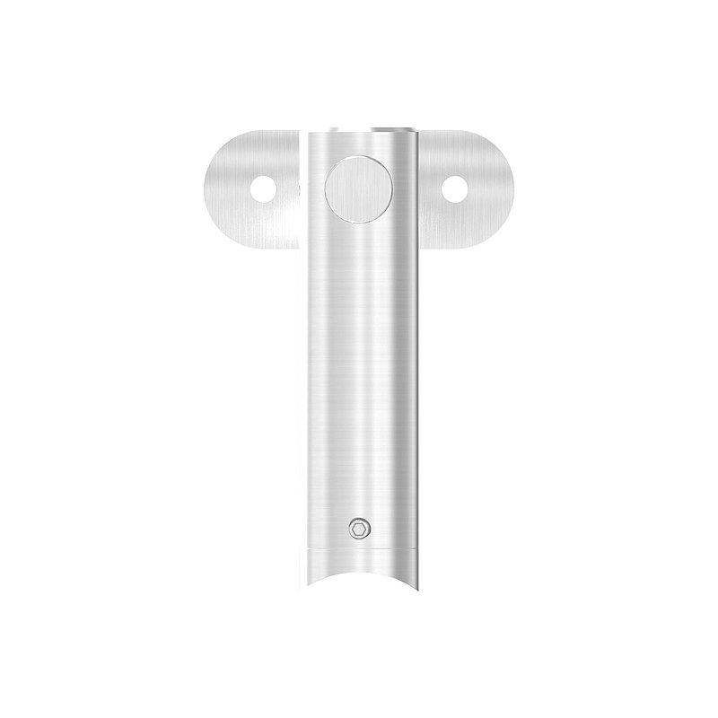 Handrail holder with joint, handrail connection plate 42.4 mm, AISI304