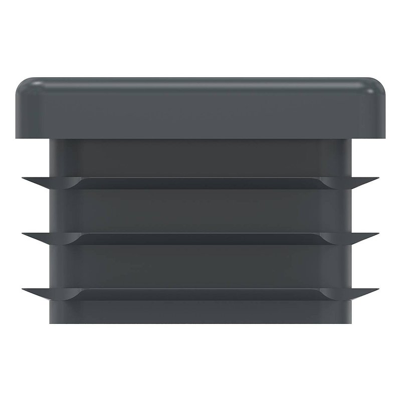 Plastic cap for rectangular tube 50x30mm
