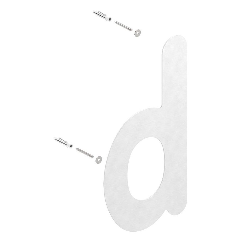 house number d - "large", AISI304