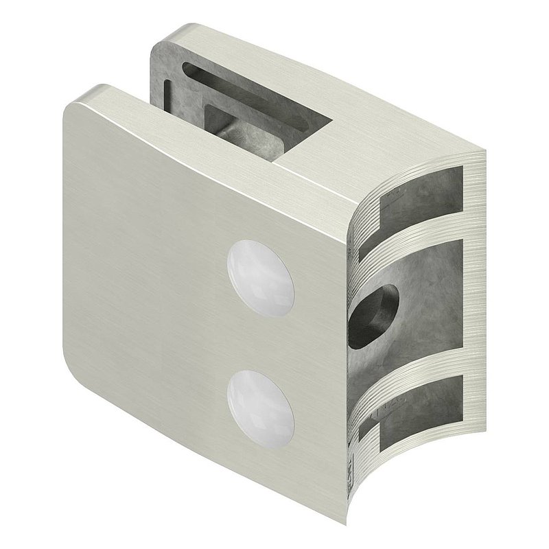 Glasklemme Mod. 34, Anschluss: 48,3mm, VA-Effekt