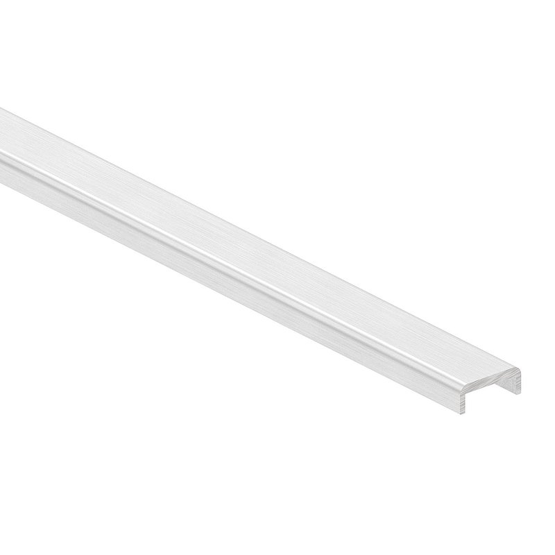 Edge protection EXTRA SLIM, for glass 10.00 - 11.52mm, L: 3000mm, aluminium E4/EV1