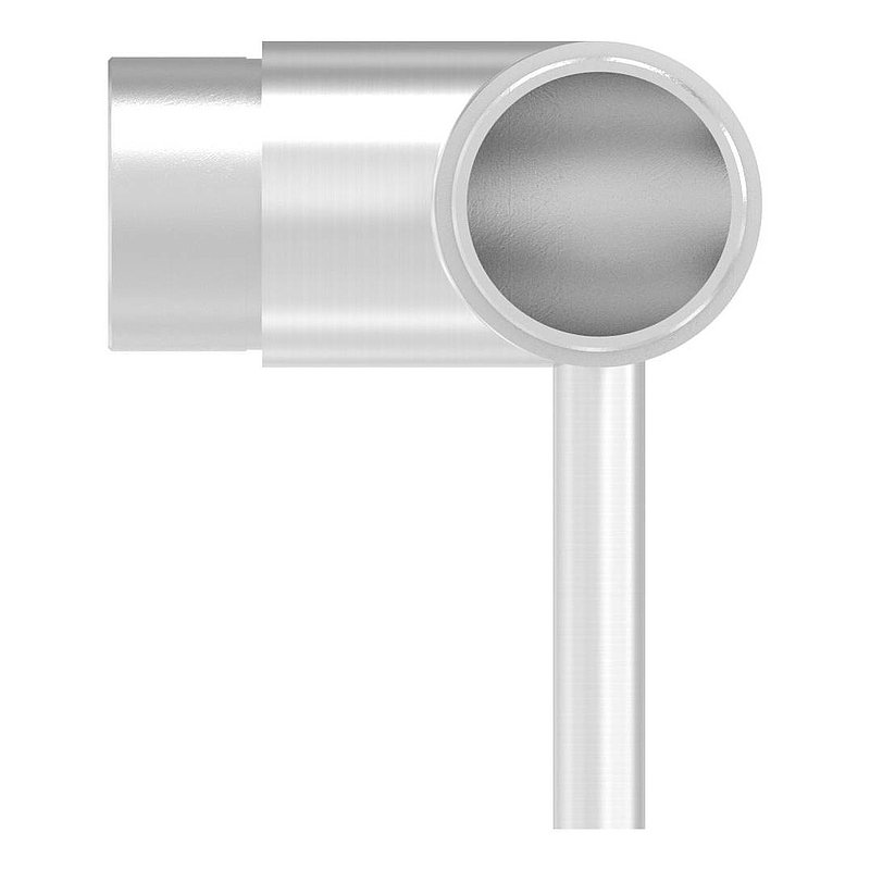 Steckecke mit Stift für Rohr 42,4x2,0mm, V2A