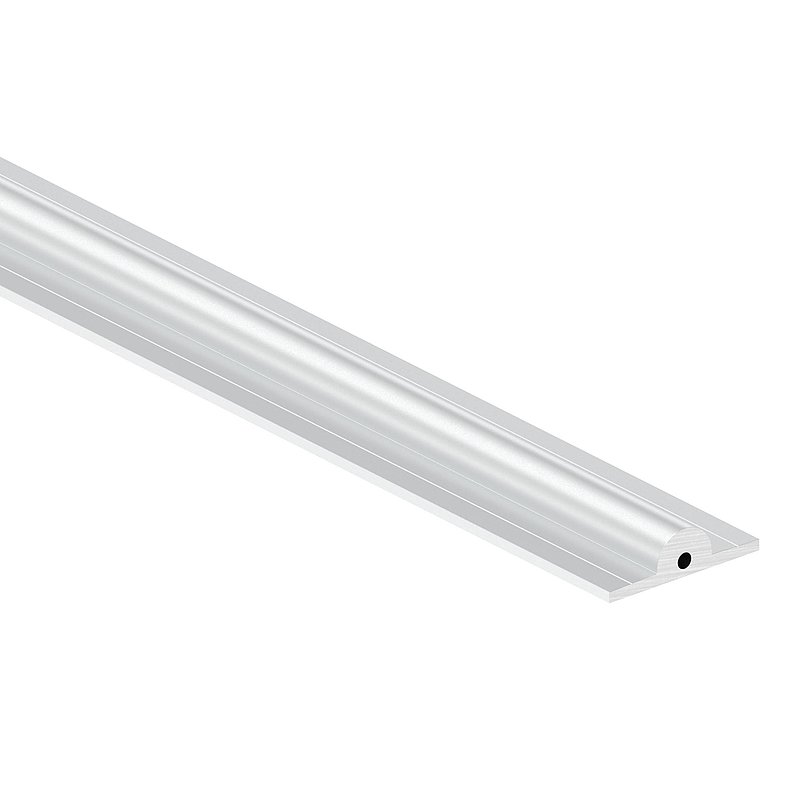 Laufschiene zum Aufschrauben ohne Bohrungen, L: 6m, Aluminium