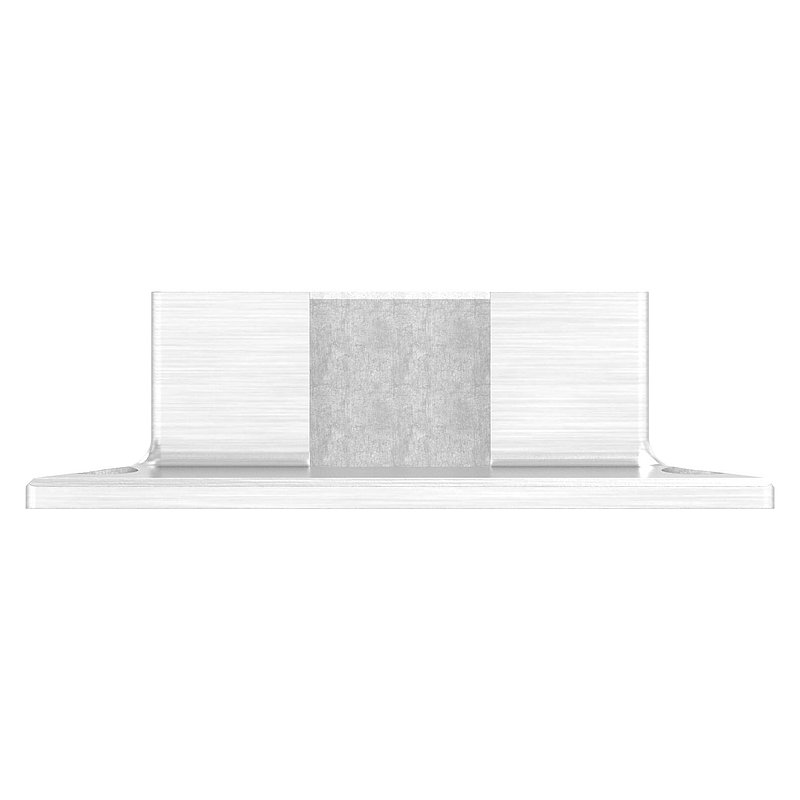 Wandbefestigung für Nutrohr 60x40mm, V2A