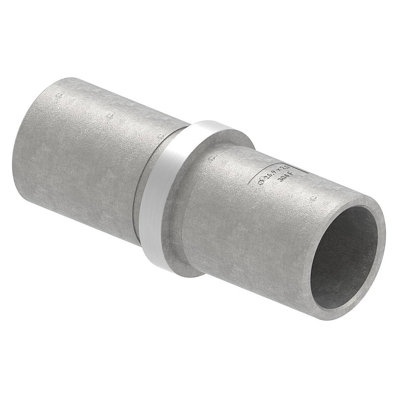 Verbindungsstück für Rohr 26,9x2,0mm, V2A
