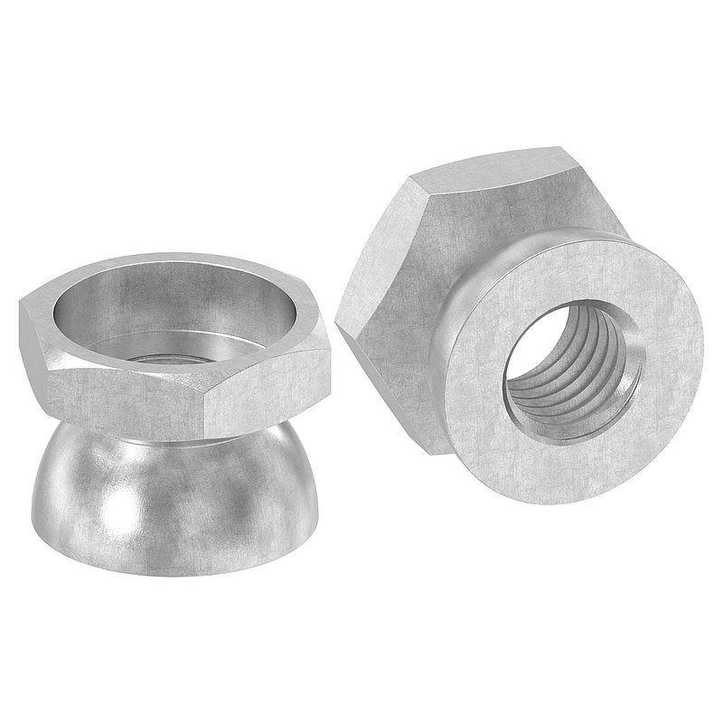 Shear nut M10x8, A1/A2