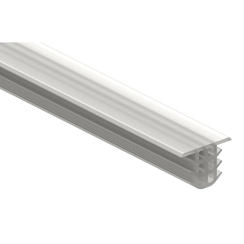 Joint intermédiaire en silicone transparent, pour verres, L: 3000mm