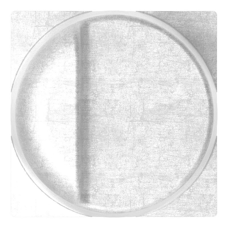 Sabot butée acier inoxydable matte, Ø 96 x 91, V2A