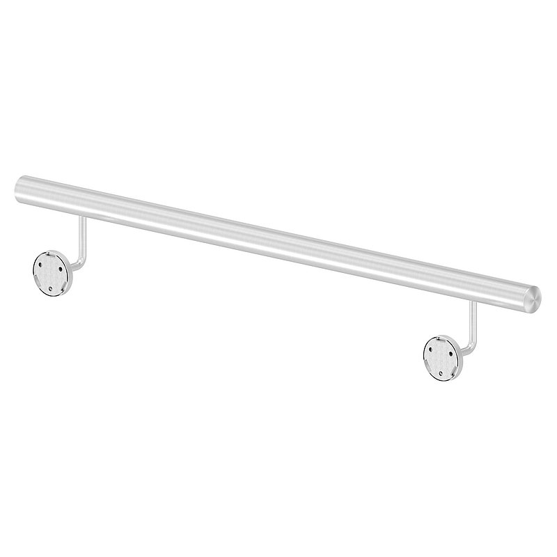 Handrail, ready to install, L: 1000mm, AISI304