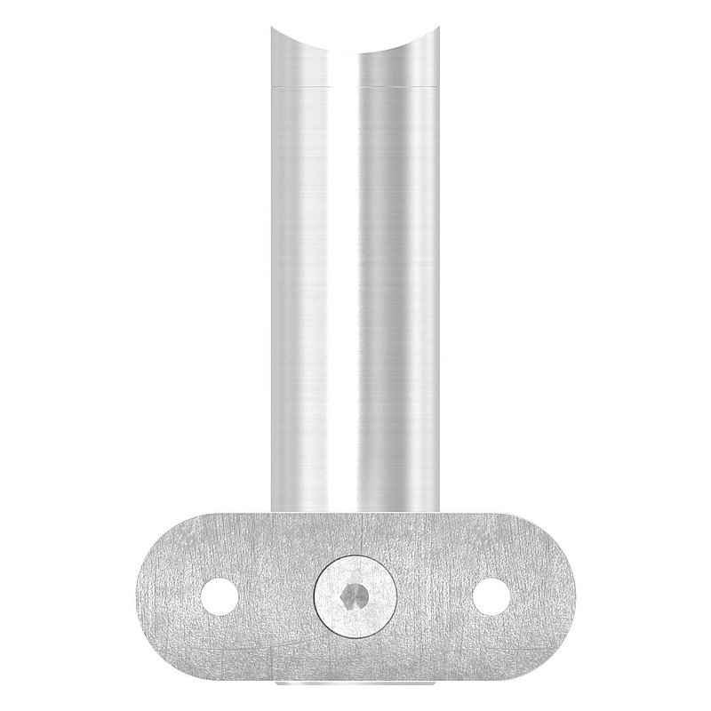 Handlaufhalter mit Handlaufanschlussplatte42,4mm, V2A