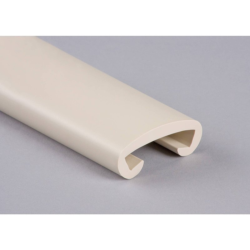 Kunststoffhandlauf für 40x8mm, perlweiß