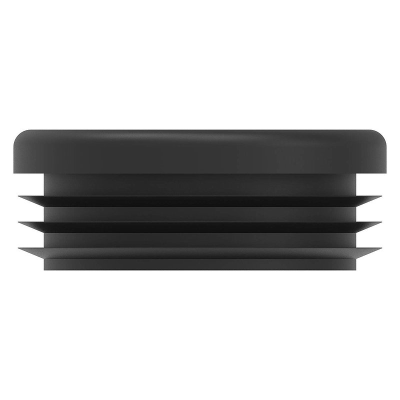 Plastic end cap for round tube 42.4 mm