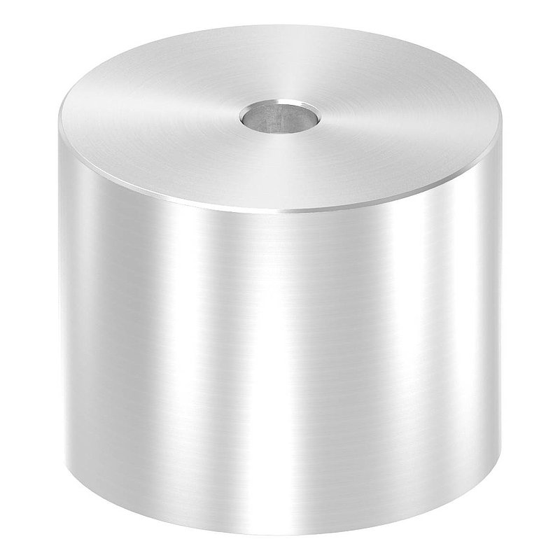 Unterteil für 62mm Glaspunkthalter, t: 50mm, V2A