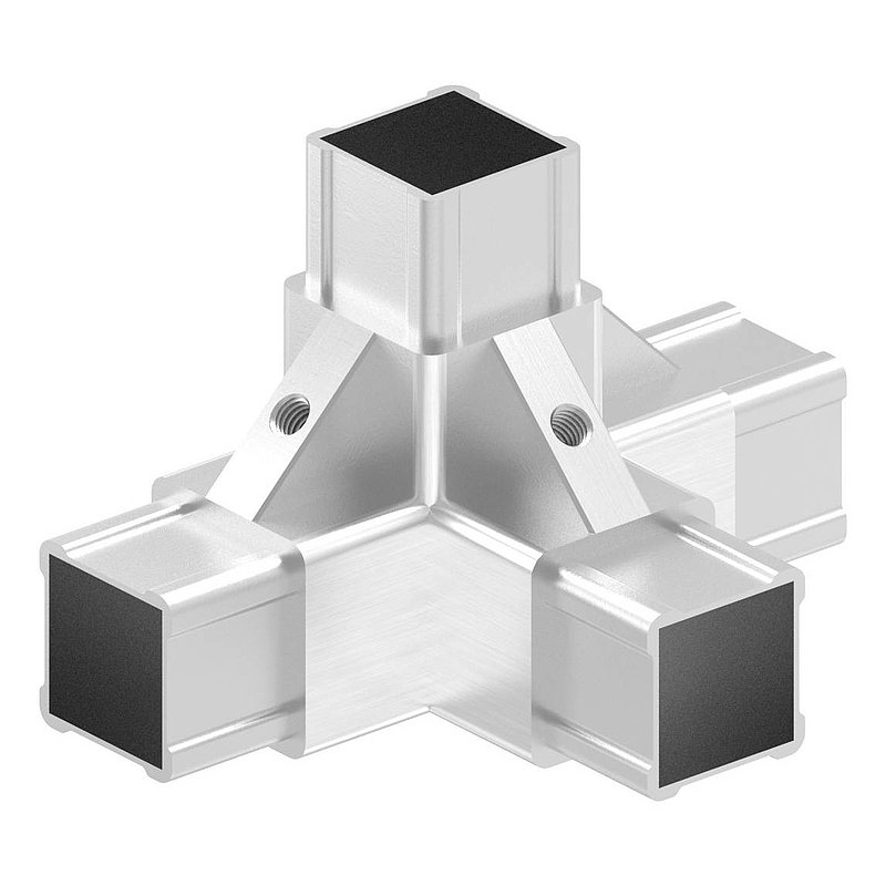 CORNECT® T-Stück mit seitlichem Abgang, V2A