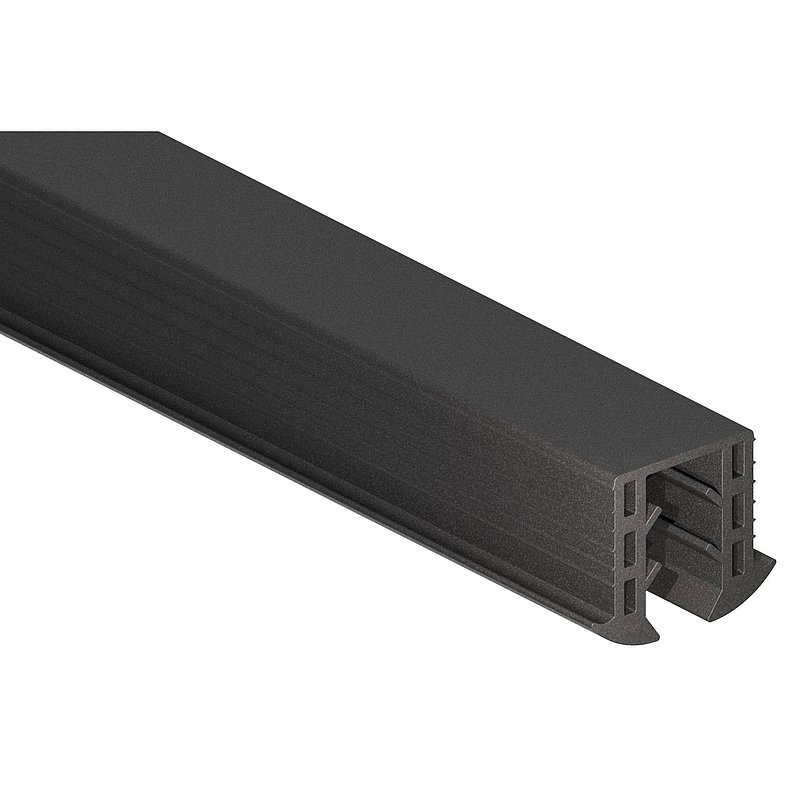 Keildichtung Glas 8,00 - 10,76mm, für Nut 24x24mm, 6m