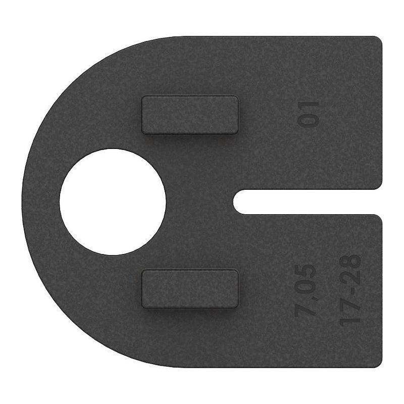 Rubber for Mod. 12, sheet metal 2 mm