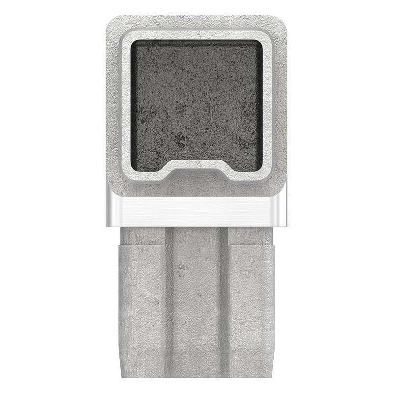 Raccord à 90° pour tube 30x30x2,0mm, V4A
