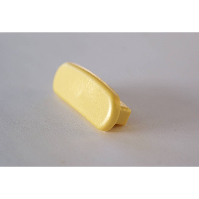 Endkappe für Kunststoffhandlauf für 40x8mm, stratos-gelb