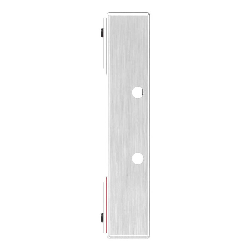 Edelstahlgegenkasten eckig, für Abstand 72mm, zum Anschweißen, 30mm, V2A