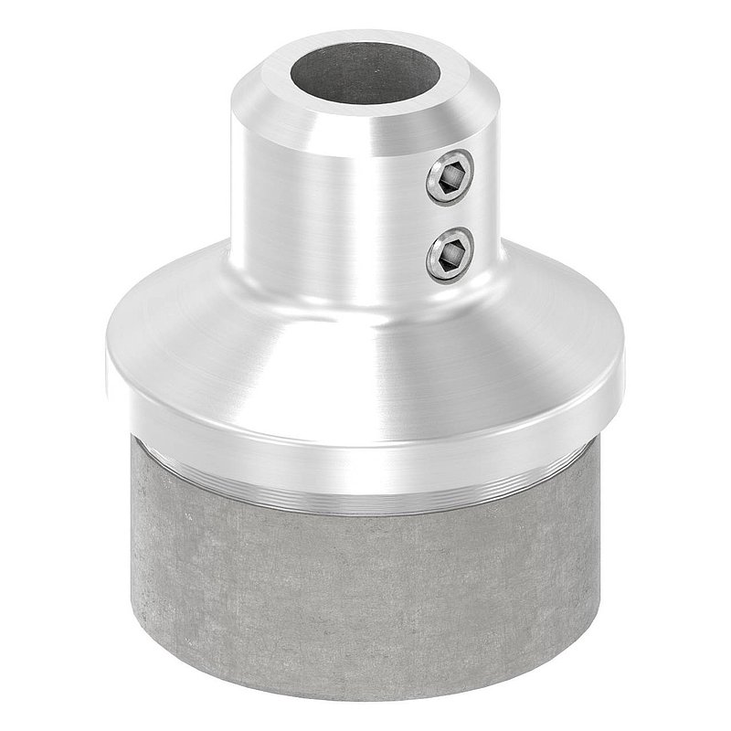 Rohrabschlussstopfen für 42,4x2,0mm, V2A