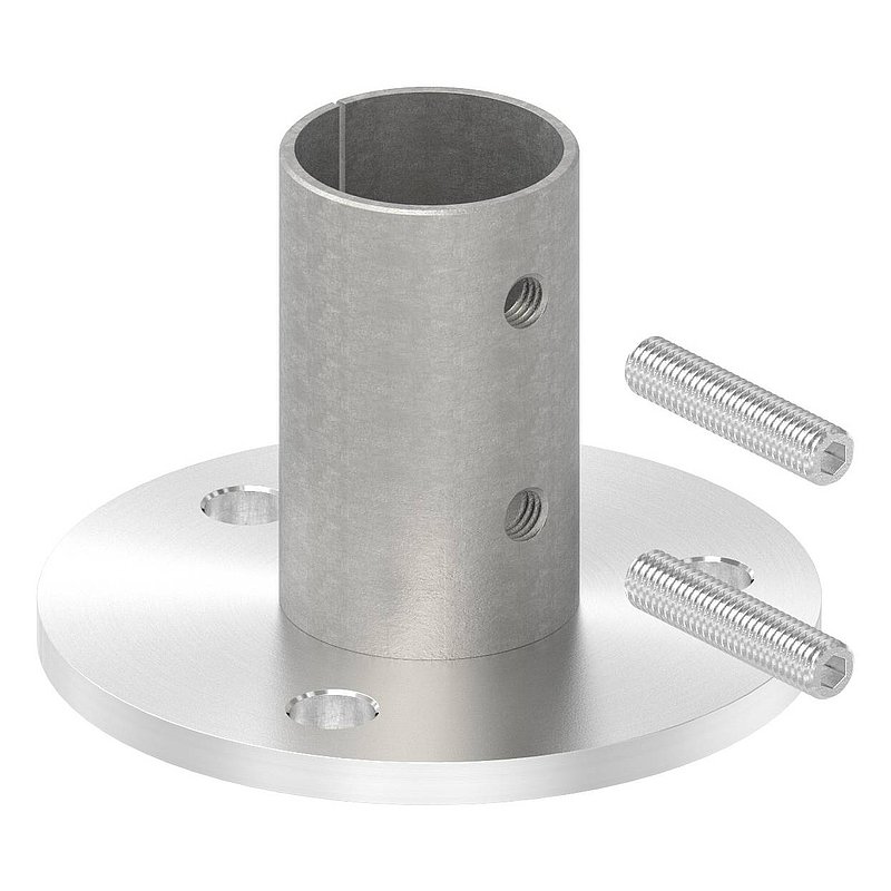Ancrage mural et au sol, pour tube 42,4x2,0mm, V2A
