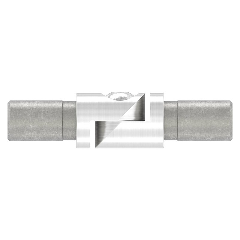 Tube connector with joint for tube 12.0x1.5mm, AISI304
