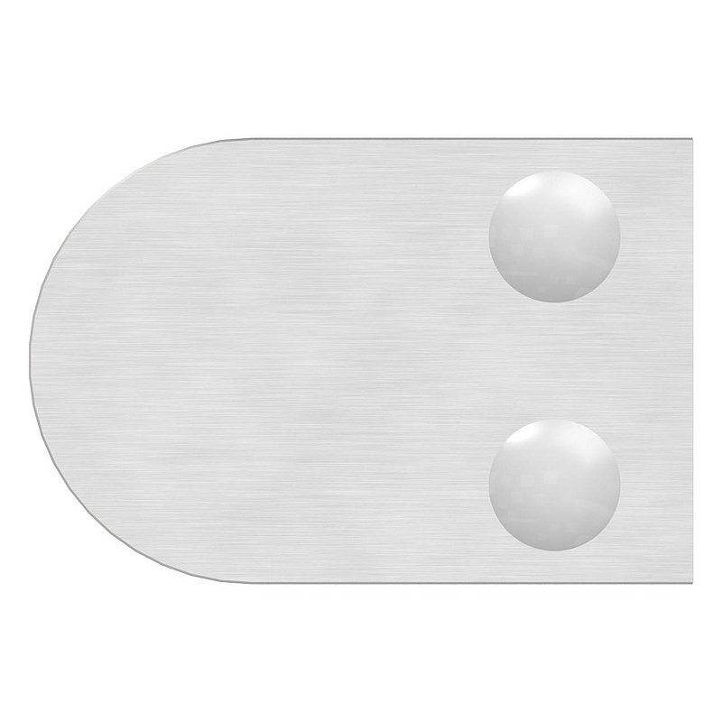 Glasklemme Mod. 33, Anschluss: 60,3mm, in V4A