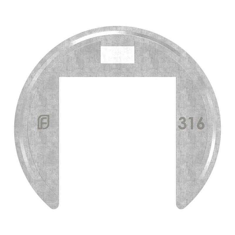 Flexible connector for grooved tube 60.3 mm, AISI316