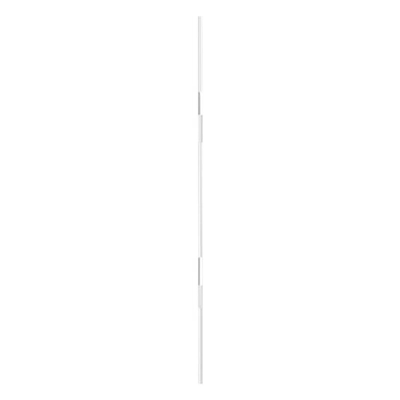 Decorative rod made of Ø 12mm, with 2x square, H: 1000mm, AISI304