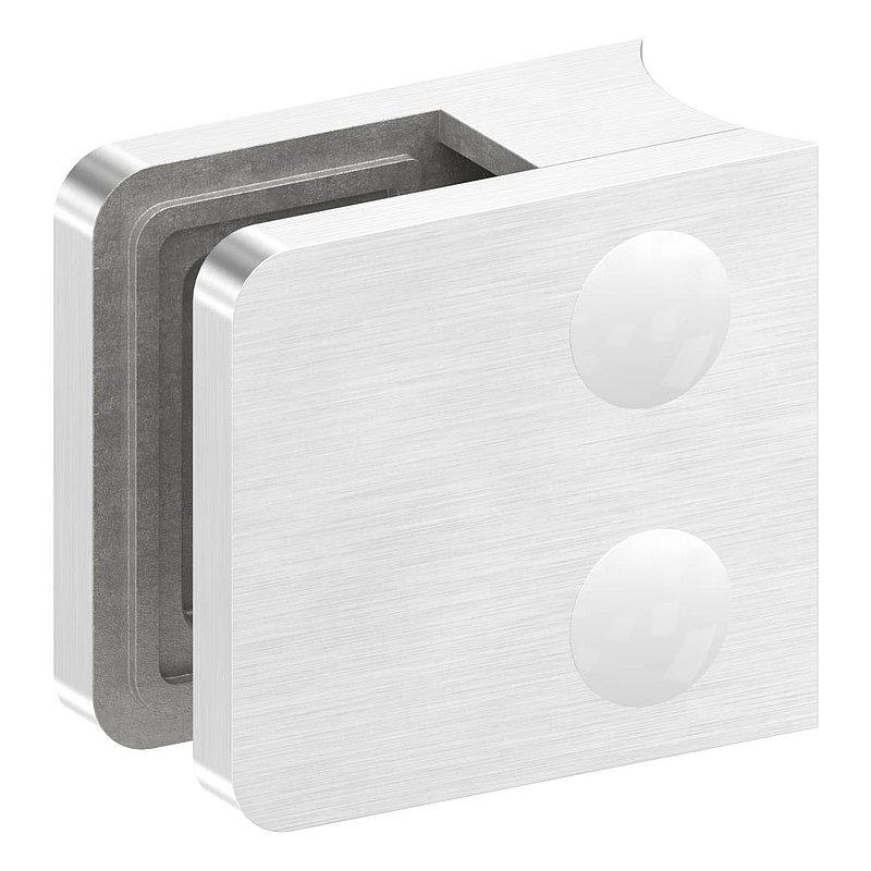 Glass clamp mod. 11, connection: 42.4mm, AISI304