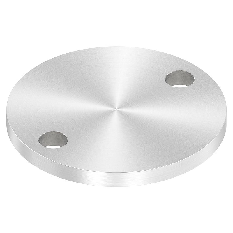 Ankerplatte Ø 100x8mm, mit Rundschliff, V2A