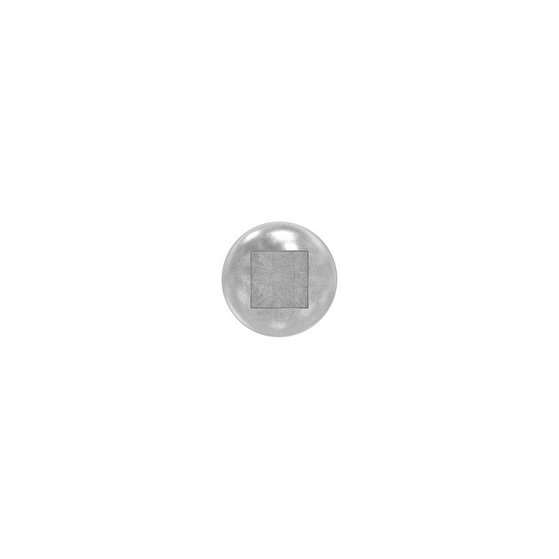 Solid ball 25mm, with blind hole 12.3x12.3mm