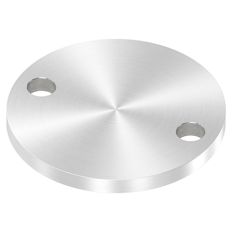 Ankerplatte Ø 100x8mm, mit Rundschliff, V2A