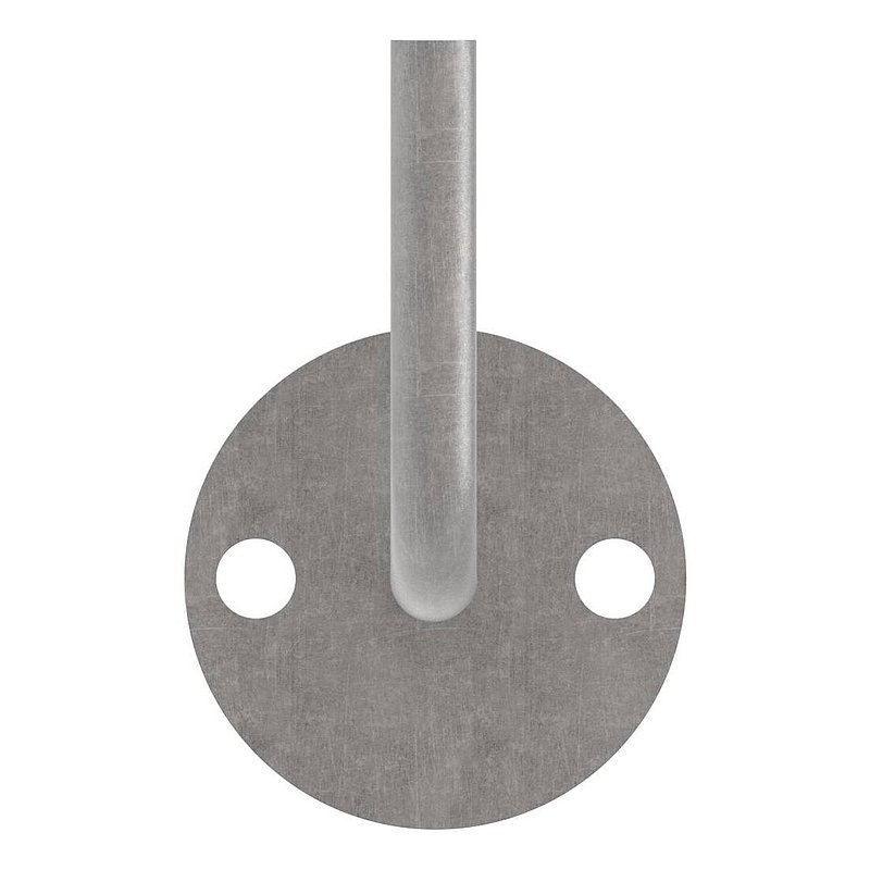 Handlaufträger mit Ronde flach, 70x6mm