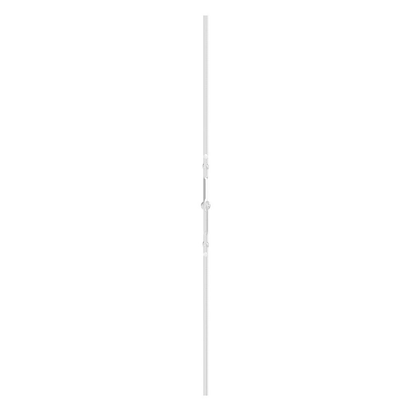 Decorative rod made of Ø 12mm, double, H: 1000mm, AISI304