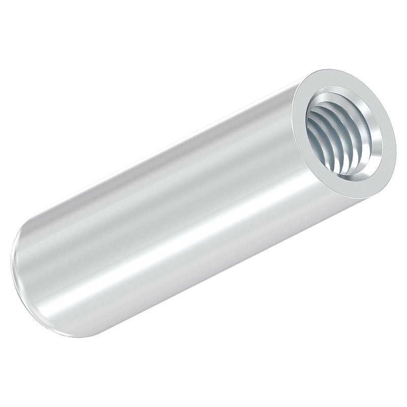 cap with M8 female thread, galvanized