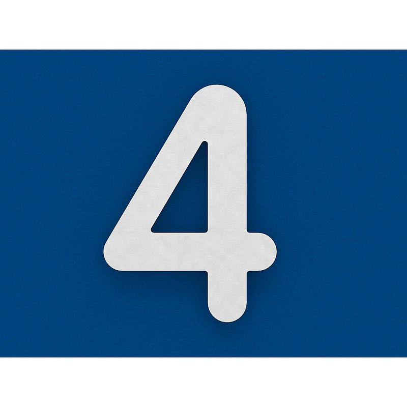 Hausnummer 4 - "groß", V2A