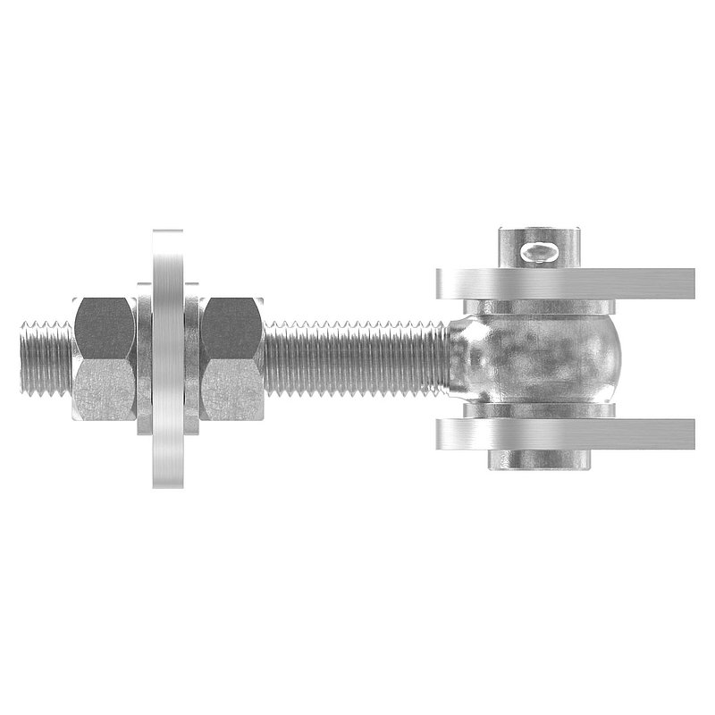Torband 180° verstellbar, Gewinde M16, V4A