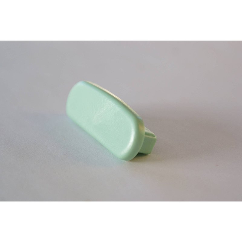 Endkappe für Kunststoffhandlauf für 40x8mm, stratos-grün