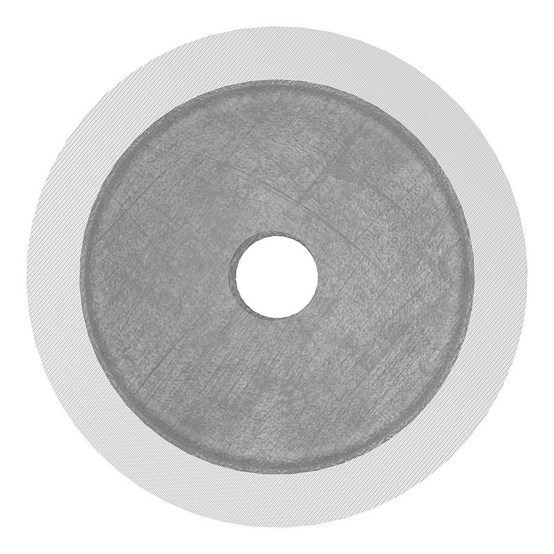 Unterteil für 52mm Glaspunkthalter, t: 20mm, mit M10, V2A