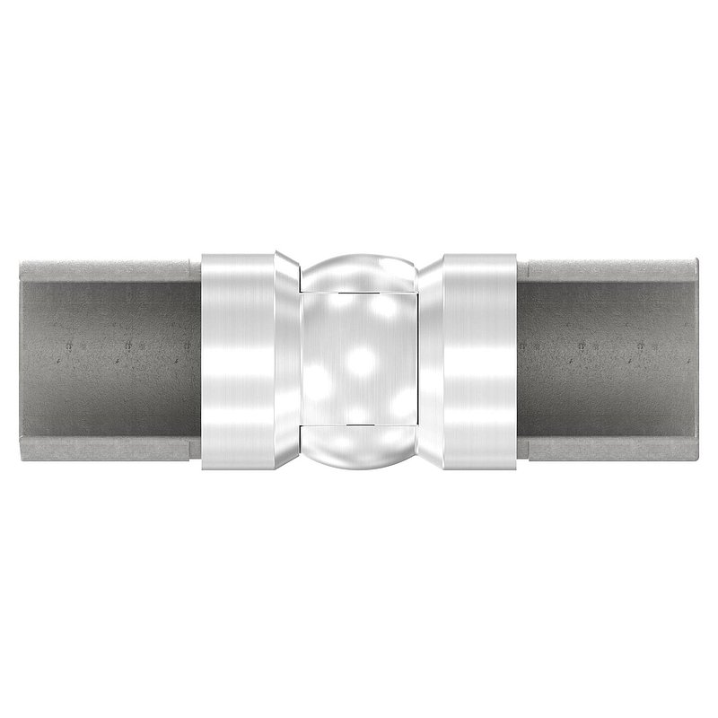 Raccord articulé pour tube à rainure LED 42,4mm, V2A