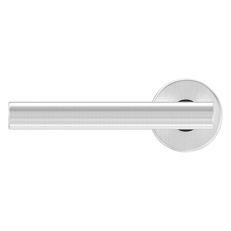 Pair of lever handles, rotatable, AISI304