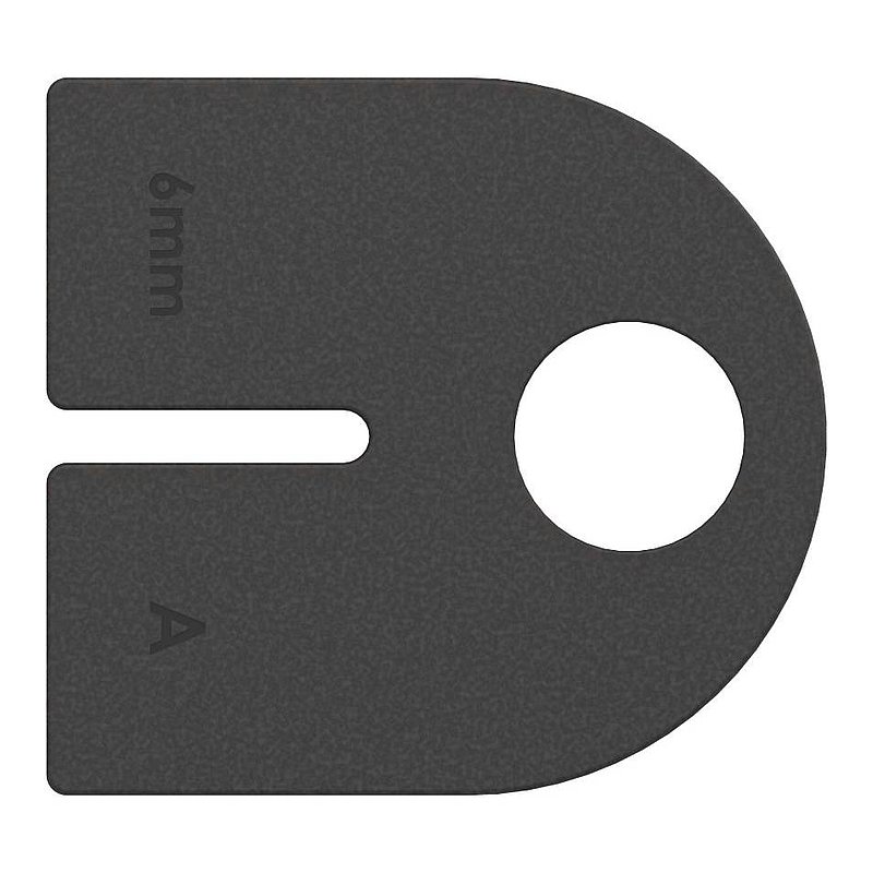 Rubber for Mod. 12, toughened safety glass 6mm