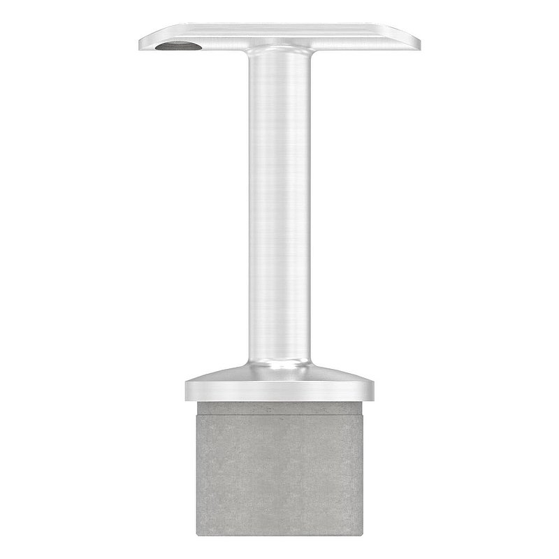 Rohrabschlussstopfen für Rohr 42,4x2,5mm, Handlaufanschlussplatte: 42,4mm, V2A