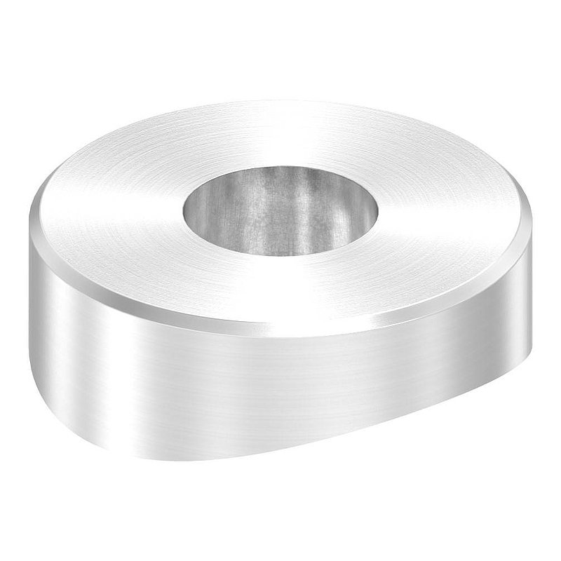 Ausgleichsstück (ohne Senkung) für Rohr 48,3mm, Ø 22mm, V2A