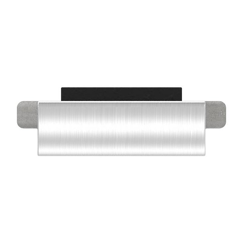Sicherungsplatte für Mod. 45 für verstellbare Glasklemme , V2A