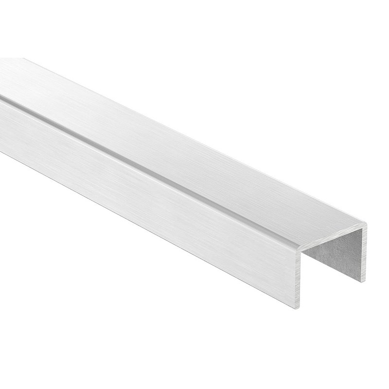 Edelstahl-U-Profil, 28x20x2mm, L: 3000mm, V2A