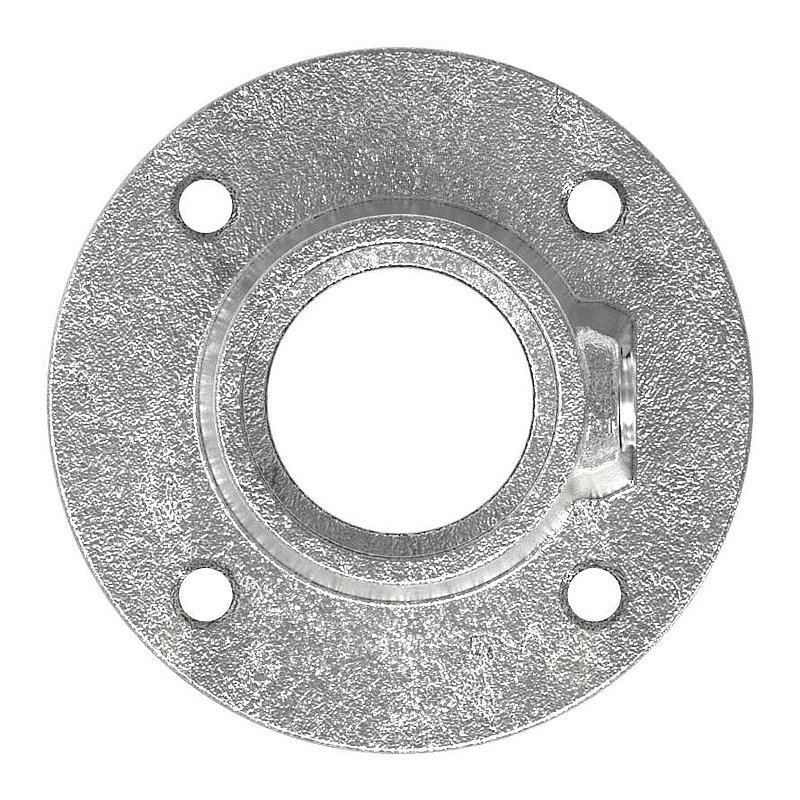 Wall bracket with 4 holes, for 48.3 mm pipe